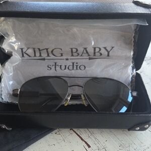 King Baby Studio Aviator Sunglasses with Black Case